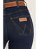 Image #4 - Wrangler Women's Emerie Dark Wash High Rise Bell Trouser Stretch Denim Riding Jeans, Dark Wash, hi-res