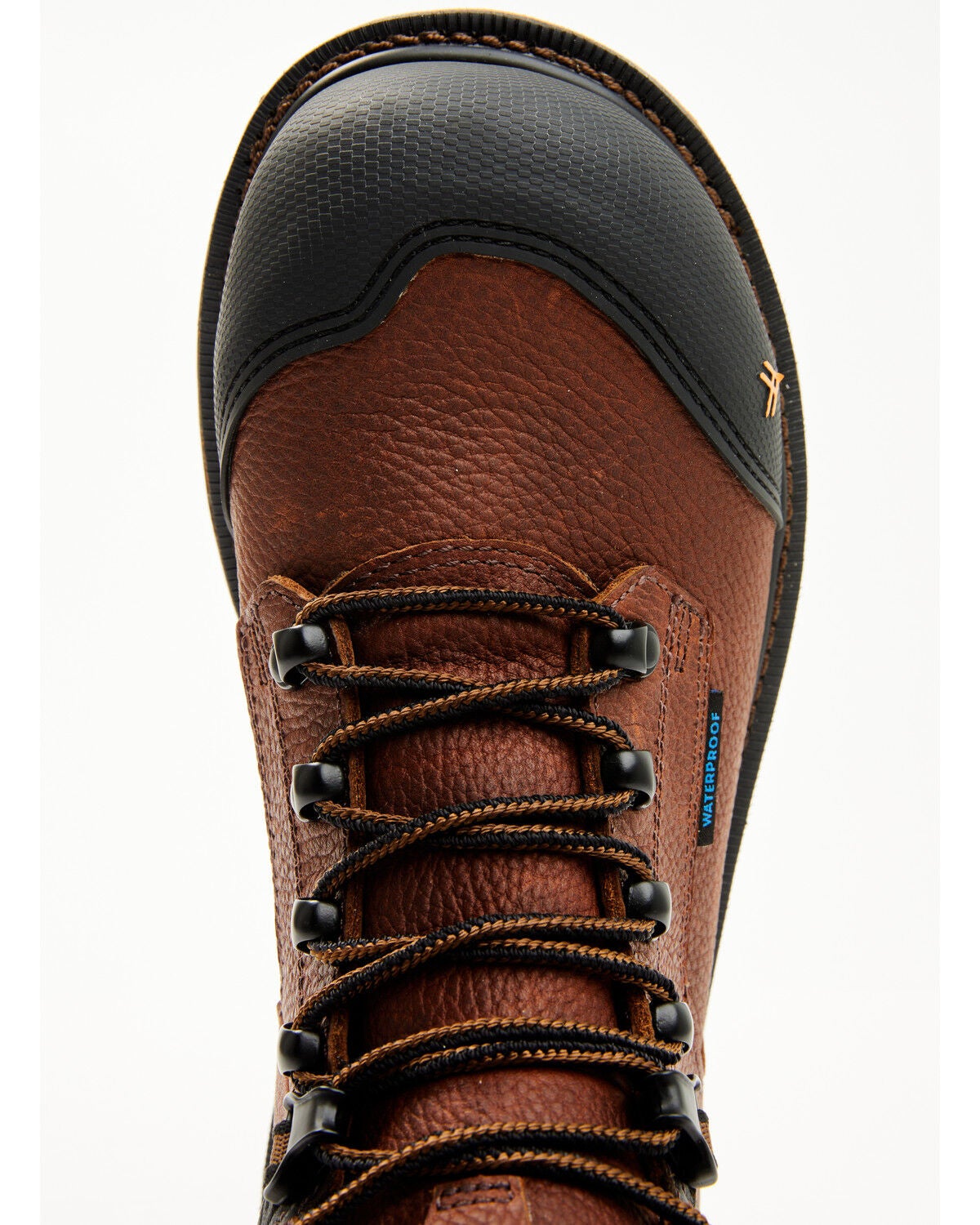 Image #6 - Hawx Men's 8" Enduro Heavy Industrial Lace-Up Waterproof Work Boots - Composite Toe, Dark Brown, hi-res