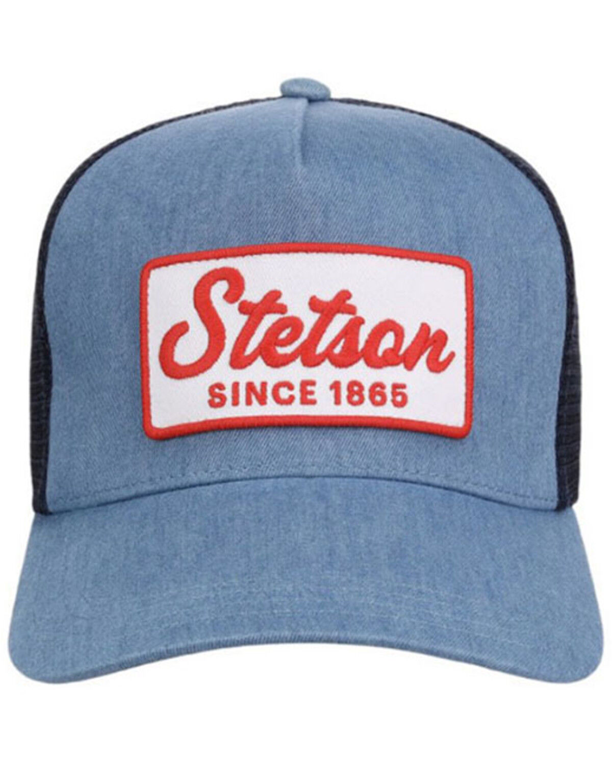 Image #1 - Stetson Men's Logo Ball Cap, Blue, hi-res
