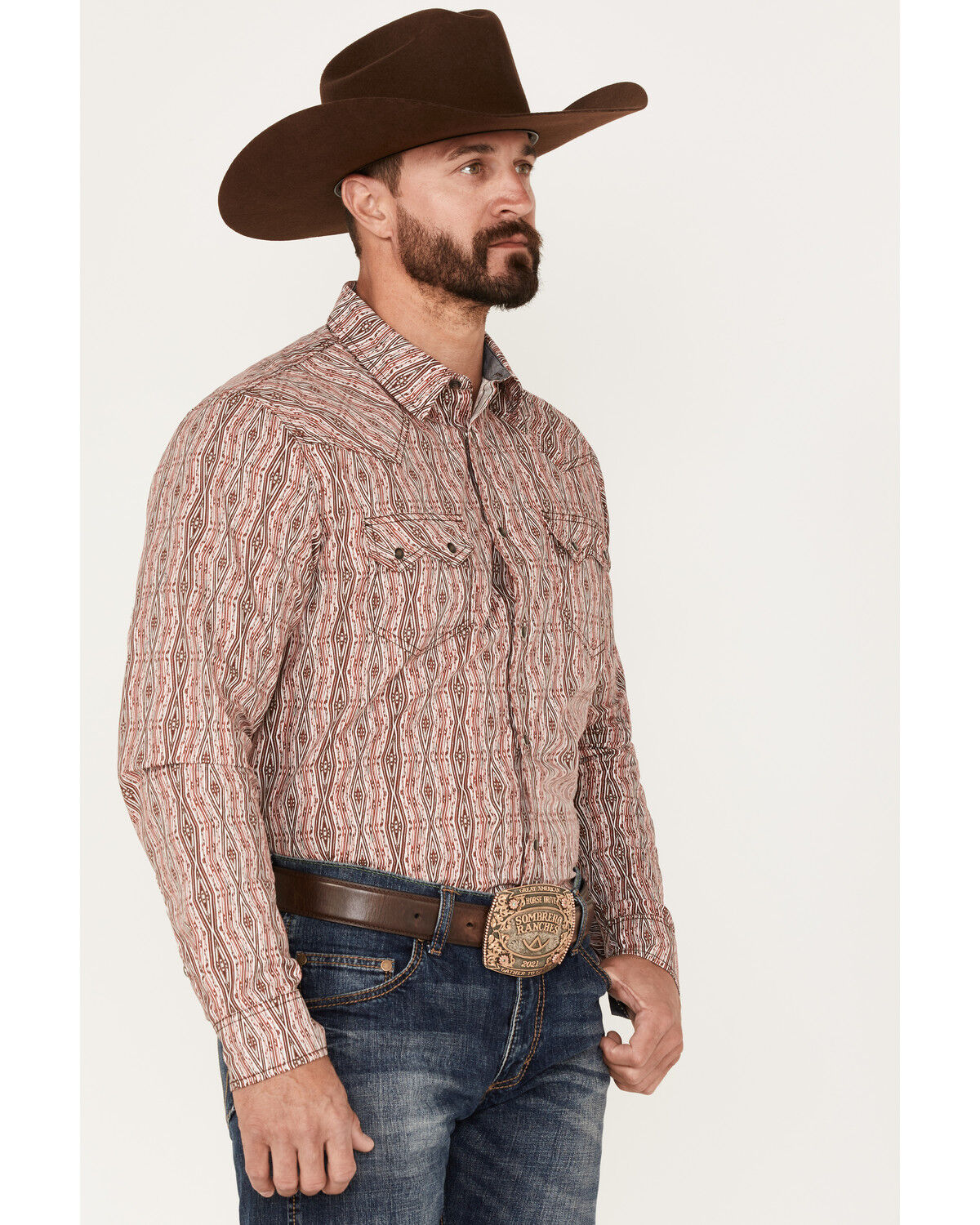 Image #2 - Cody James Men's Traverse Southwestern Print Snap Western Shirt, , hi-res
