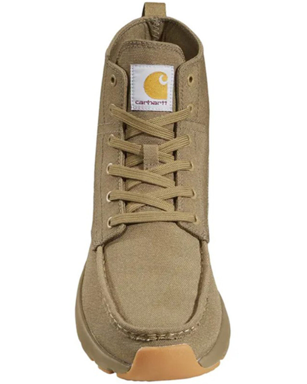 Image #4 - Carhartt Men's Haslett Canvas Chukka Moc Work Shoes - Soft Toe, Coyote, hi-res