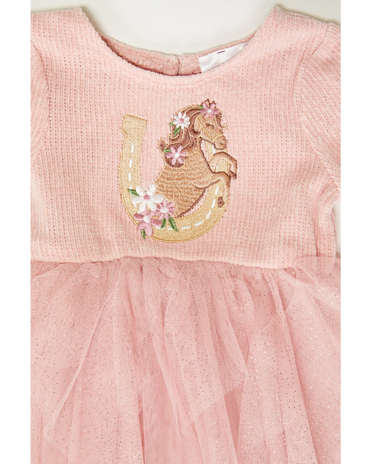Image #3 - Sugar California Infant Girls' Horse Applique Tutu Dress, Blush, hi-res