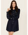 Image #1 - Wrangler Women's Dark Wash Denim Balloon Sleeve Shirt Mini Dress, Dark Wash, hi-res