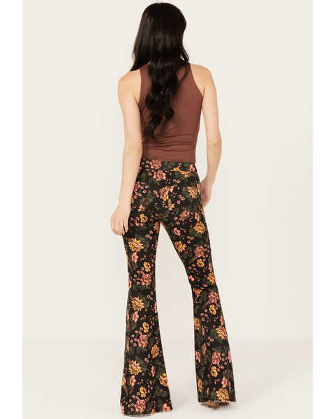 Image #3 - Rock & Roll Denim Women's High Rise Floral Bargain Bell Bottom Jeans, Multi, hi-res