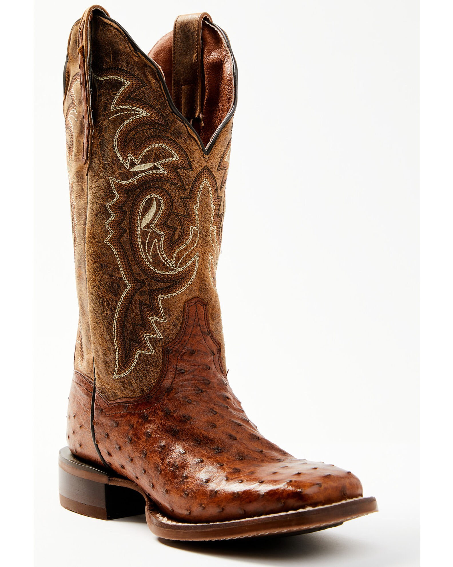 Dan post ostrich sales square toe boots