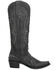 Image #2 - Lane Women's Cossette Studded Western Boots - Snip Toe, Jet Black, hi-res