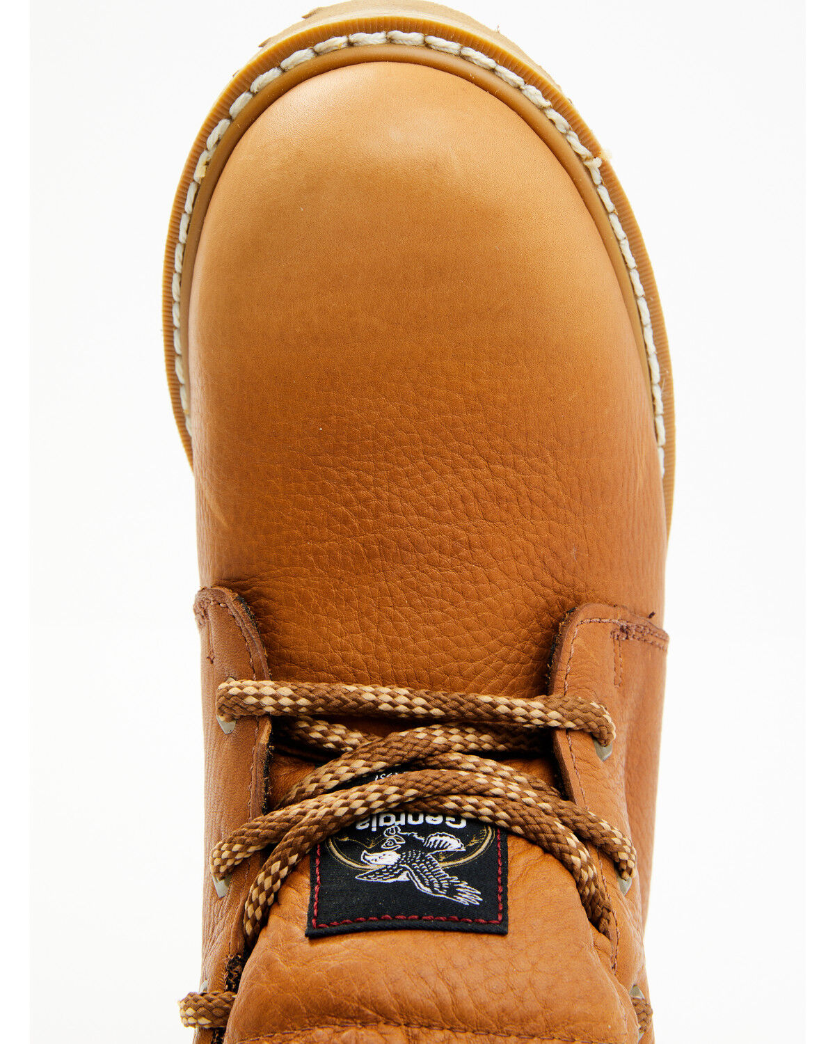 Image #7 - Georgia Boot Men's Farm and Ranch Chukka Work Boots - Soft Toe, Brown, hi-res