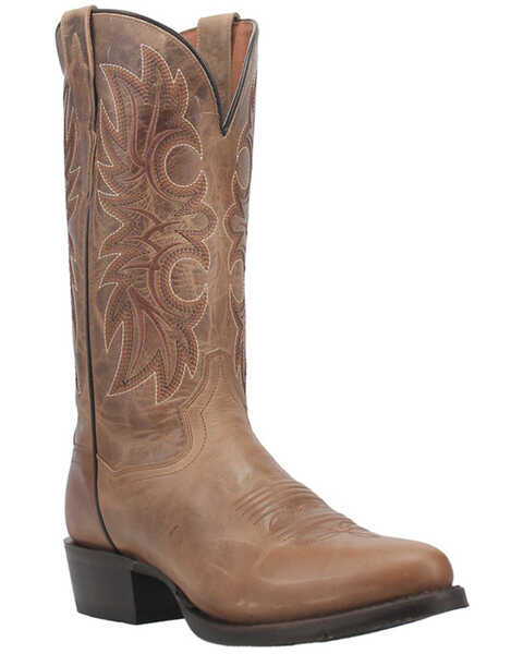 Dan Post Men's Cottonwood Western Performance Boots - Medium Toe, Taupe, hi-res