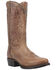 Image #1 - Dan Post Men's Cottonwood Western Performance Boots - Medium Toe, Taupe, hi-res