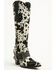 Image #1 - Dingo Women's Spur Crazy Tall Western Boots - Snip Toe, Multi, hi-res