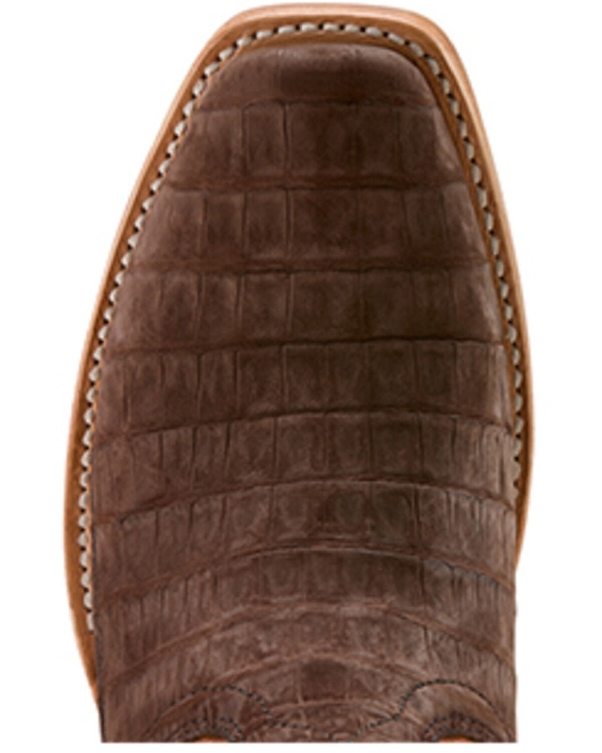 Image #4 - Ariat Women's Exotic Caiman Futurity Silk Tall Western Boots - Square Toe, Brown, hi-res