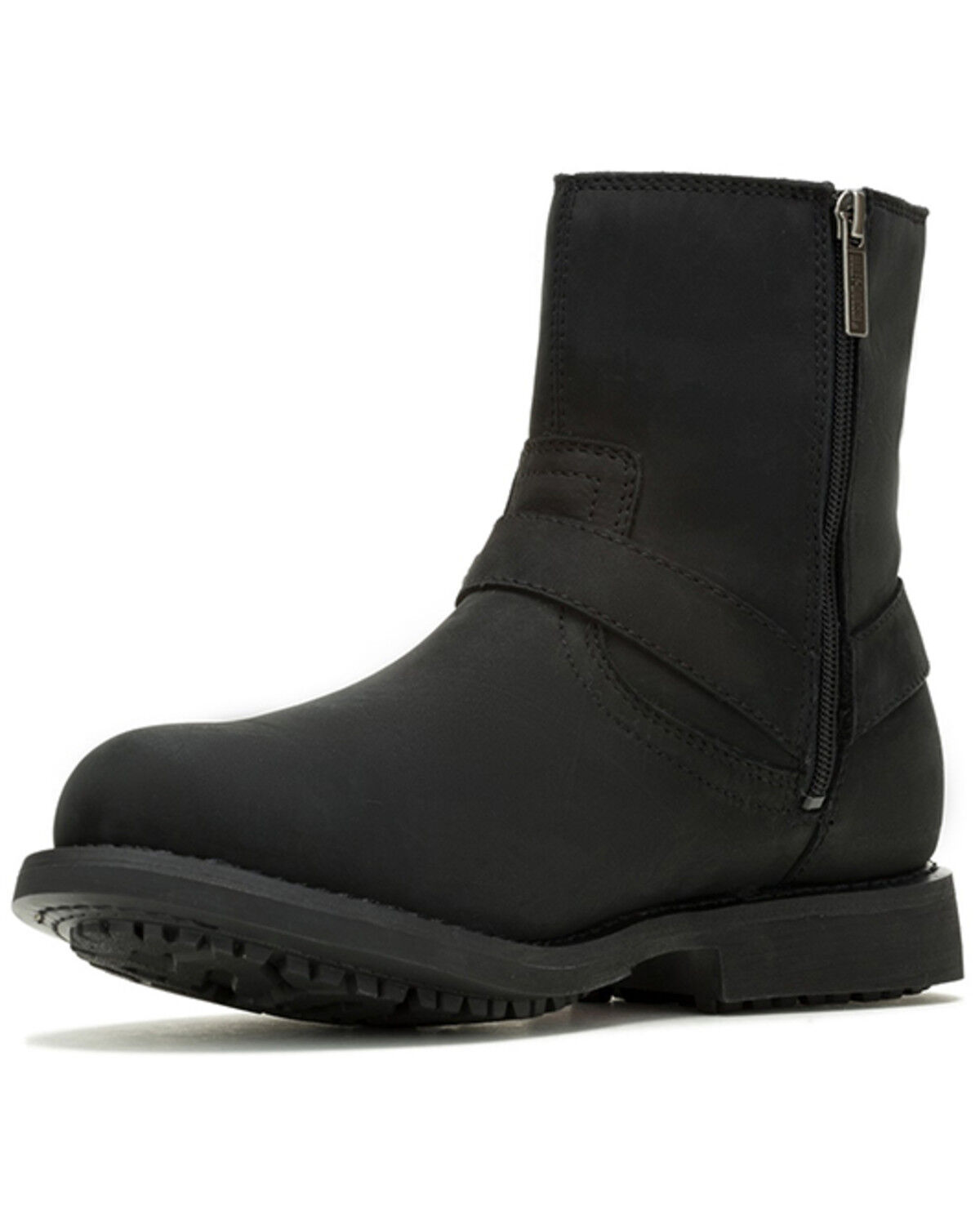 Image #3 - Harley Davidson Men's Scout Moto Boots - Round Toe, Black, hi-res