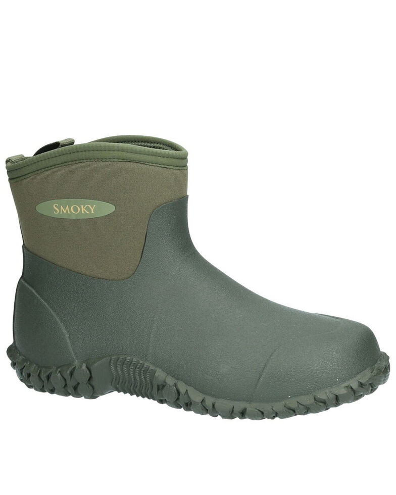 Smoky Mountain Youth Boys' Amphibian Rubber Boots - Round Toe, Green, hi-res