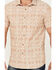 Image #3 - Pendleton Men's Deacon Print Short Sleeve Button-Down Western Shirt , Tan, hi-res