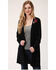 Image #1 - Roper Women's Wild West Cowboy Cardigan, Black, hi-res