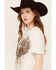 Image #2 - Idyllwind Women's Rock & Roll Country Soul Short Sleeve Graphic Tee, Ivory, hi-res