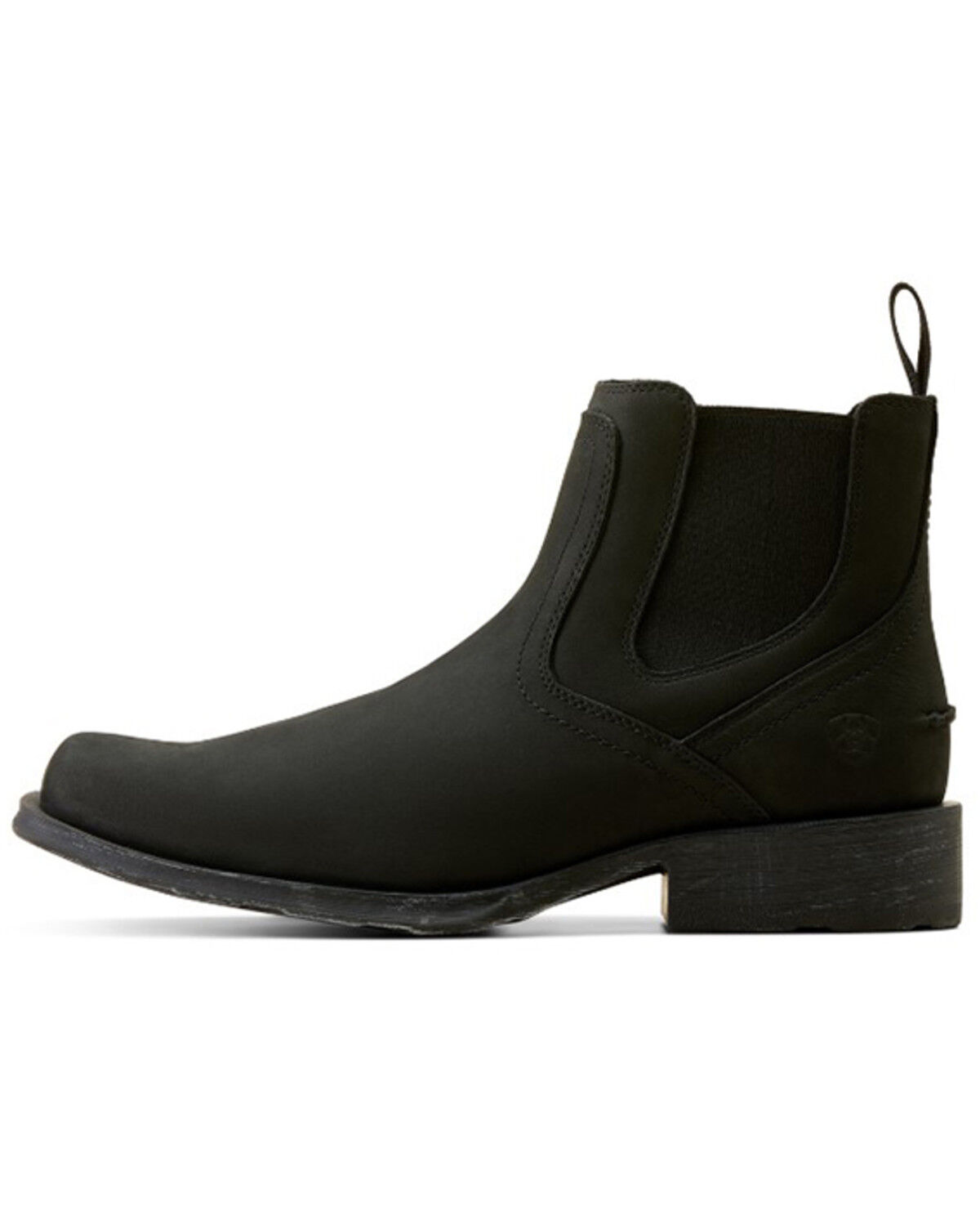 Image #2 - Ariat Men's Midtown Rambler Chelsea Boots - Square Toe, Black, hi-res