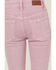 Image #4 - Shyanne Little Girls' Super Flare Distressed Hem Stretch Jeans, Lavender, hi-res