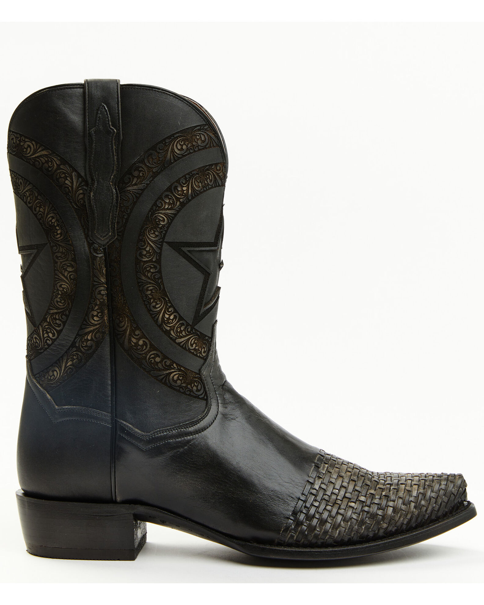 Dan Post Men s Basket Weave Western Boots Snip Toe Country Outfitter