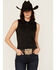 Image #1 - Shyanne Women's Vented Back Yoke Sleeveless Performance Stretch Riding Shirt, Black, hi-res