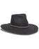 Image #1 - Nikki Beach Women's Monte Carlo Straw Rancher Hat, Black, hi-res