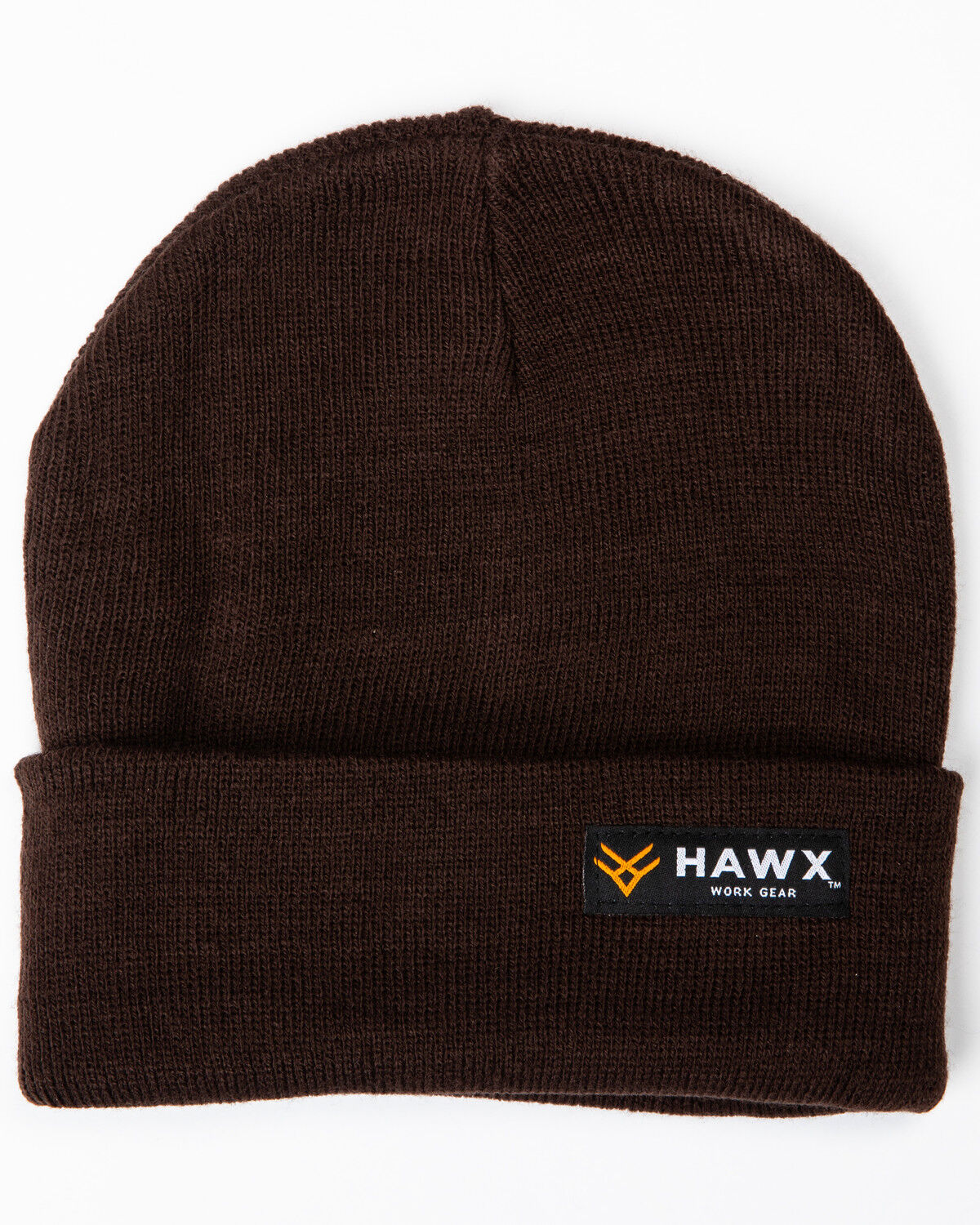 Image #1 - Hawx Logo Bar Beanie, Brown, hi-res