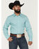 Image #1 - Gibson Trading Co Men's River Flow Medallion Print Long Sleeve Button-Down Western Shirt - Big, Light Blue, hi-res