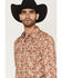 Image #2 - Cody James Men's Cowboy Boogie Paisley Print Long Sleeve Snap Western Shirt, Red, hi-res