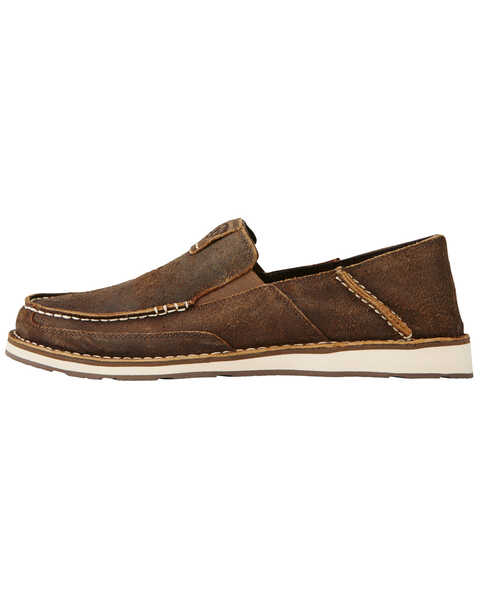 Image #2 - Ariat Men's Rough Oak Cruiser Shoes - Moc Toe, Brown, hi-res
