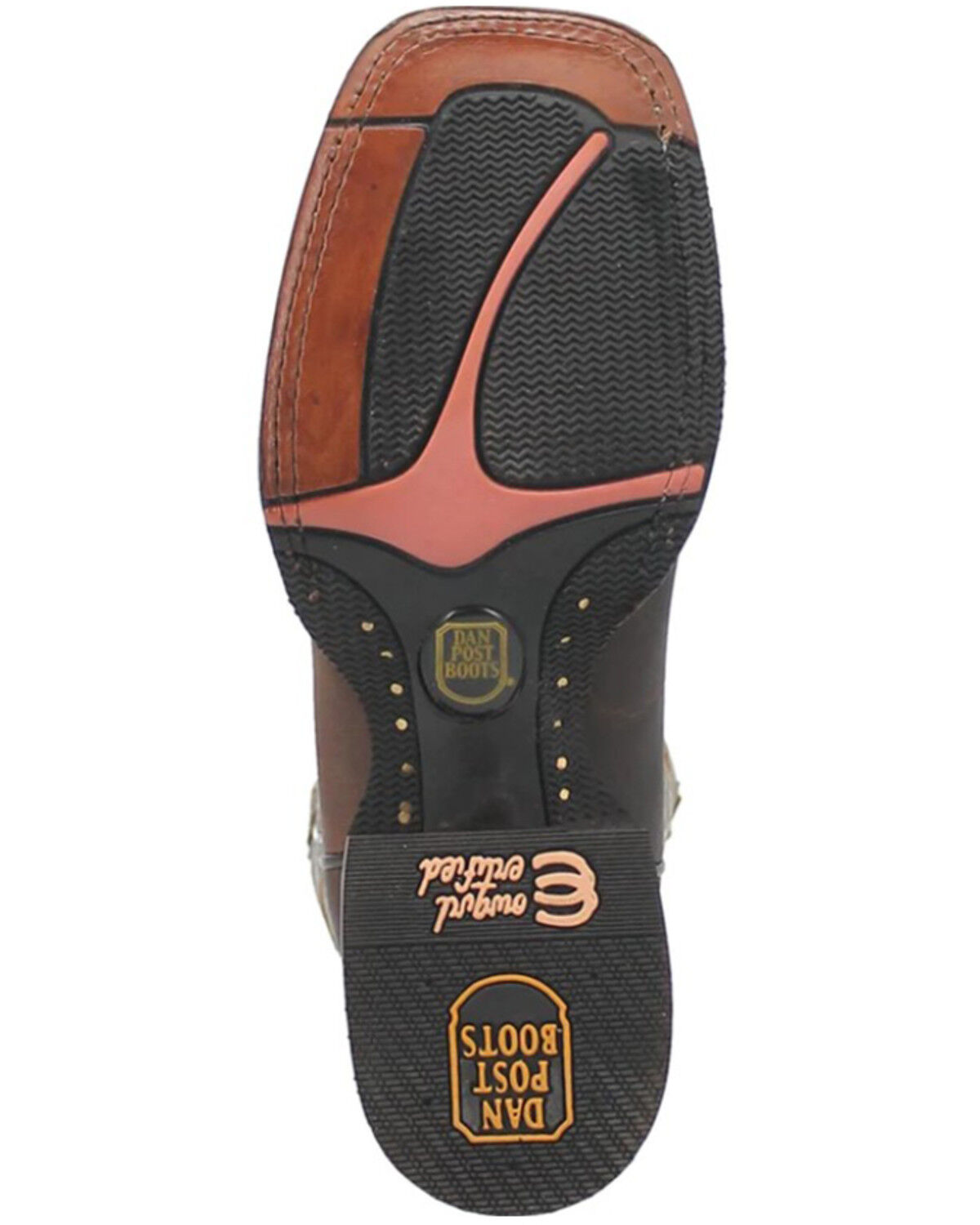 Image #7 - Dan Post Women's Kelsi Performance Western Boots - Broad Square Toe, Brown, hi-res
