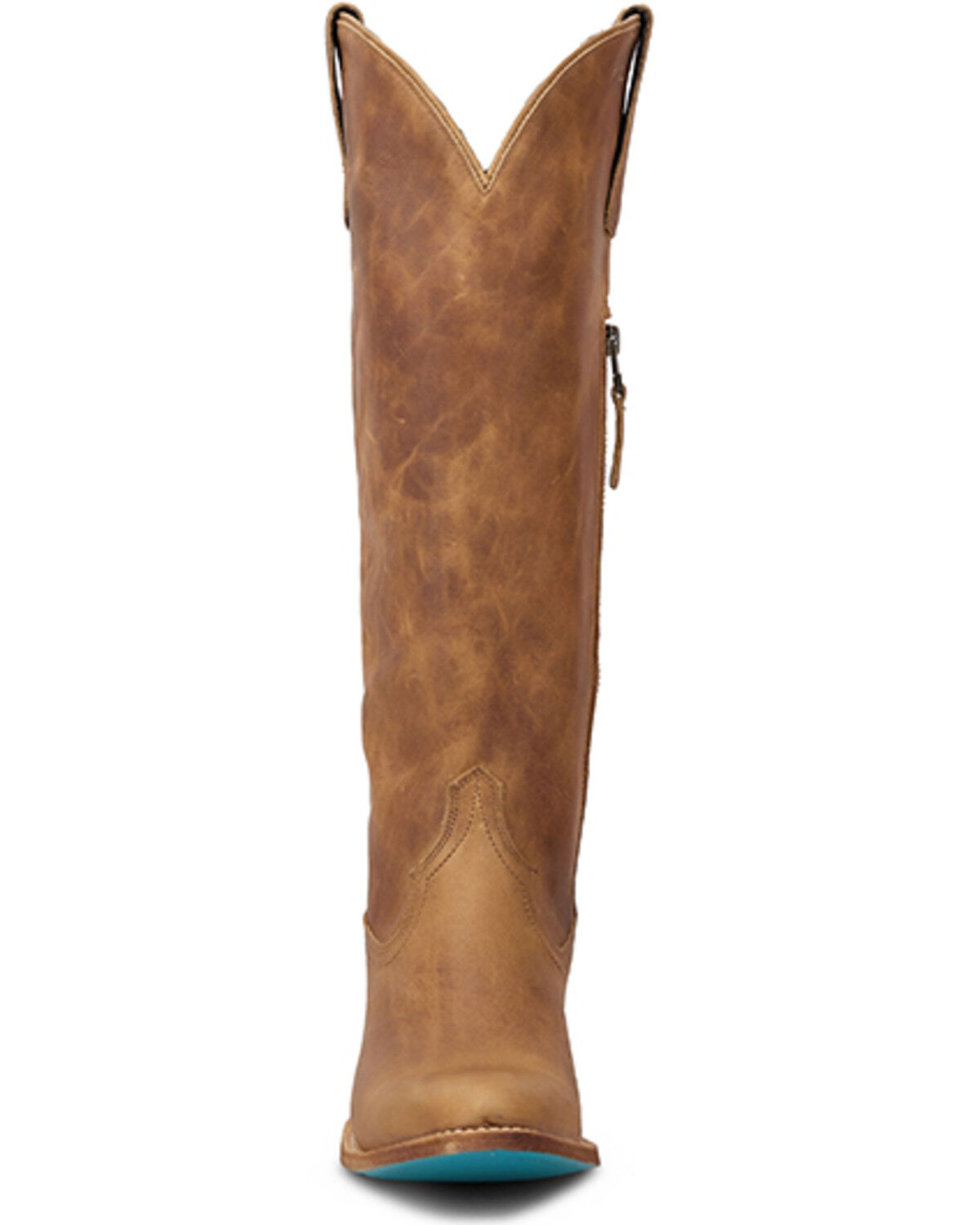 Image #4 - Lane Women's Plain Jane Tall Western Boots - Round Toe, Russett, hi-res