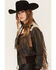 Image #2 - STS Ranchwear by Carroll Women's Lettie Leather Fringe Jacket, Brown, hi-res