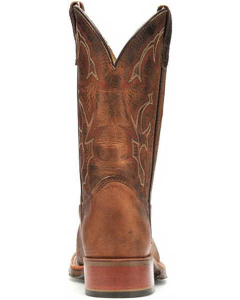 Image #5 - Double H Men's ICE Roper Western Work Boots - Broad Square Toe, Tan, hi-res