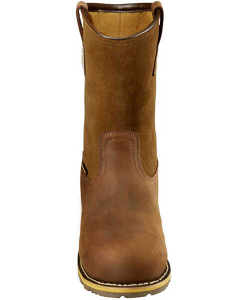 Image #4 - Carhartt Men's Waterproof Western Work Boots - Soft Toe, Chestnut, hi-res