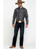 Image #6 - Cody James Men's Chapman Small Plaid Long Sleeve Western Shirt , Black, hi-res