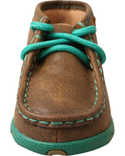 Image #4 - Twisted X Infant Bomber Driving Shoes - Moc Toe, Brown, hi-res