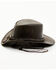 Bullhide Kids' Cedar Grove Leather Outback Hat, Brown, hi-res