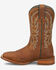 Image #3 - Justin Women's Outlaw Ryley Performance Western Boots - Broad Square Toe, Brown, hi-res