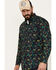 Image #2 - Ariat Men's Beckett All-Over Desert Print Button-Down Western Shirt, Navy, hi-res