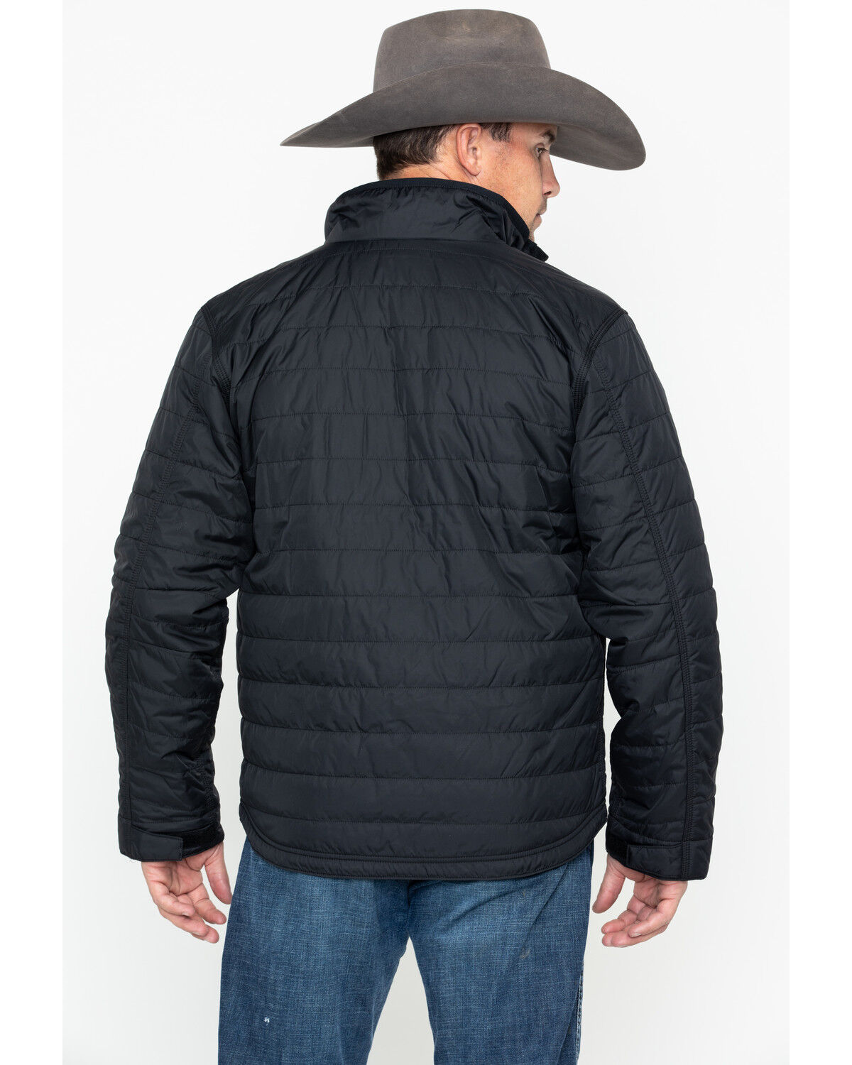 Image #2 - Carhartt Men's Gilliam Work Jacket - Big & Tall, Black, hi-res