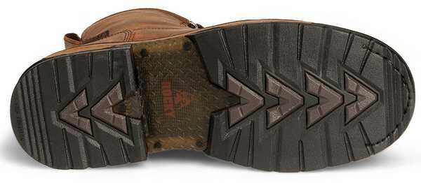 Rocky Men's 9" IronClad Waterproof Work Boots - Round Toe, Copper, hi-res