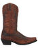 Image #2 - Laredo Men's Ronnie Western Boots - Snip Toe, Rust Copper, hi-res