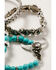 Shyanne Women's Wild Soul Beaded Longhorn Stretch Bracelet Set, Silver, hi-res