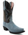 Image #1 - Ferrini Women's Holly Suede Western Boot - Snip Toe, Blue, hi-res