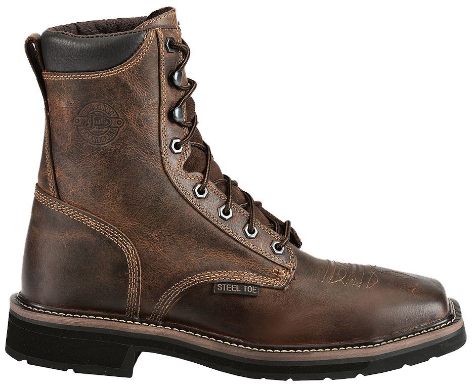 justin stampede steel toe