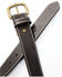 Image #2 - Hawx Men's Contrast Stitching Belt , Brown, hi-res