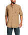 Image #1 - Ariat Men's Rebar Made Tough VentTEK Short Sleeve Work Shirt - Tall , Beige/khaki, hi-res