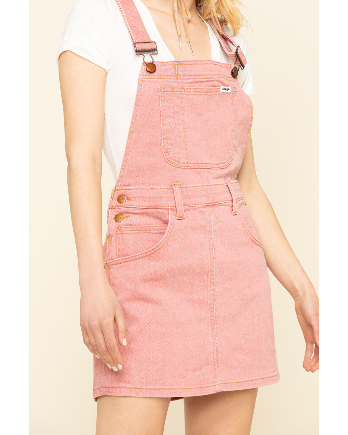 denim dress pink