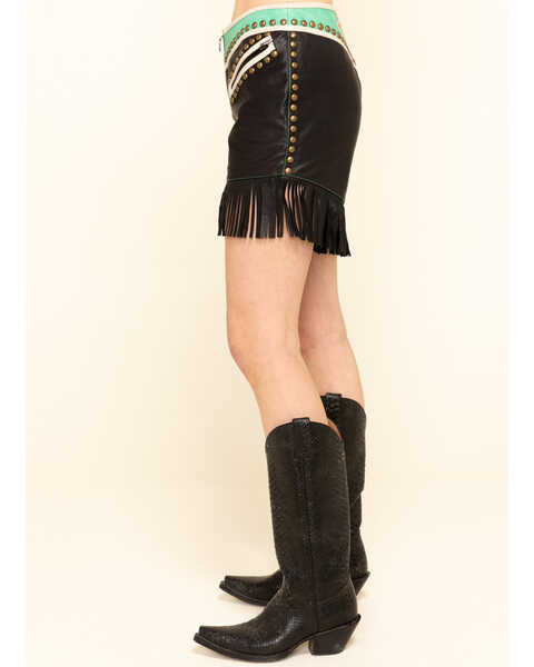 Image #4 - Double D Ranch Women's Midnight Cowboy Shorts, Multi, hi-res
