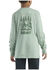 Image #1 - Carhartt Little Boys' Solid Bear Logo Long Sleeve Pocket T-Shirt, Green, hi-res